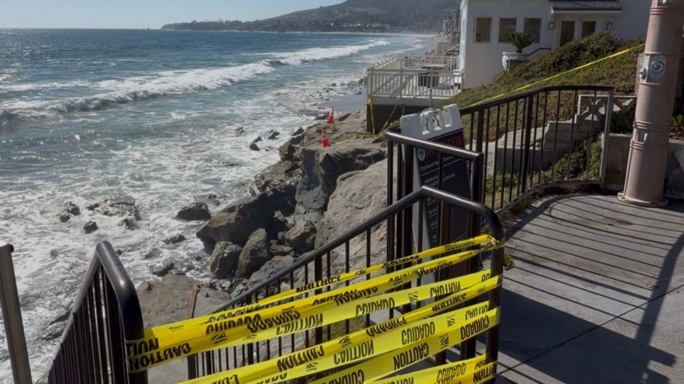Brooks Street Laguna Beach coastal erosion